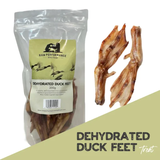 Dehydrated duck feet