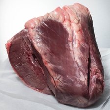Whole Raw Beef Heart 1 Whole raw beef heart