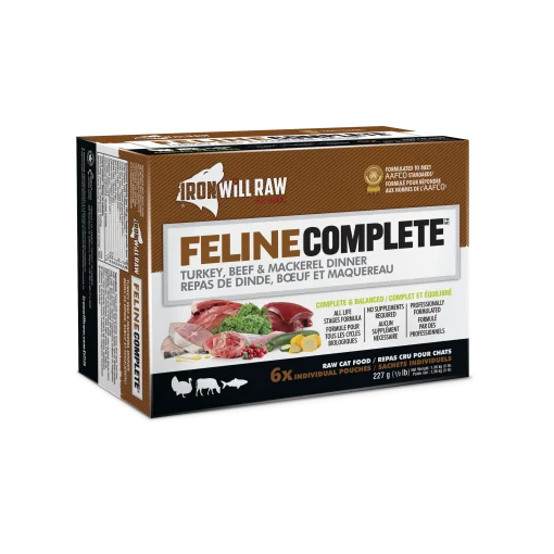 Feline complete- turkey beef mackerel - iron will