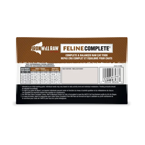 Feline complete- turkey beef mackerel - iron will - image 7