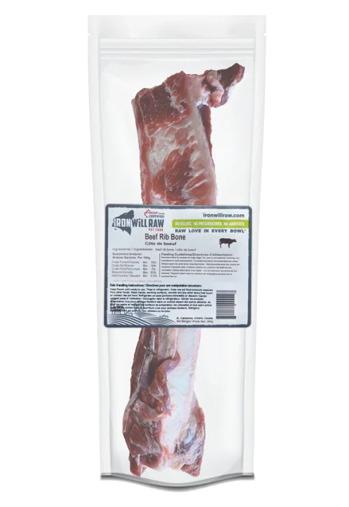 Iron will beef rib bones 1-large