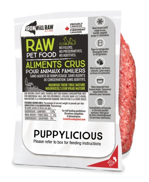 Iron will puppylicious- chicken beef dinner 12 lb - image 4