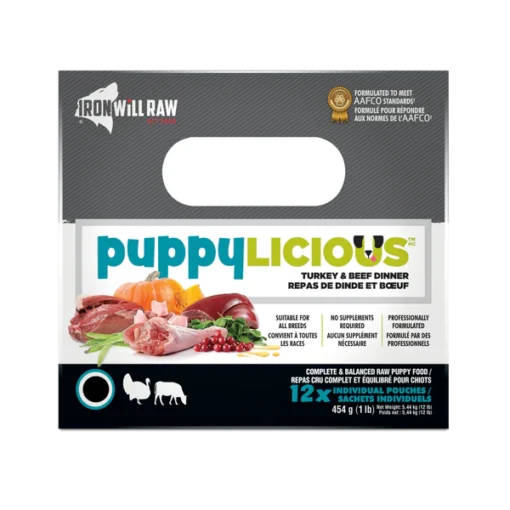 Iron will puppylicious- turkey beef dinner 12 lb - image 4