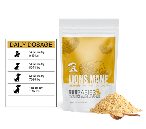 Lions mane functional mushrooms furbabies 100 g - image 3