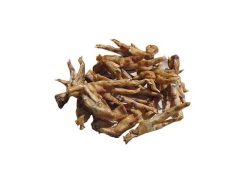 Dehydrated chicken feet