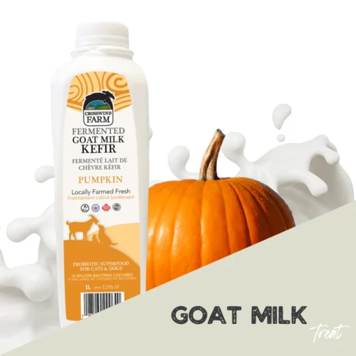 Crosswind farms kefir with pumpkin - goat milk