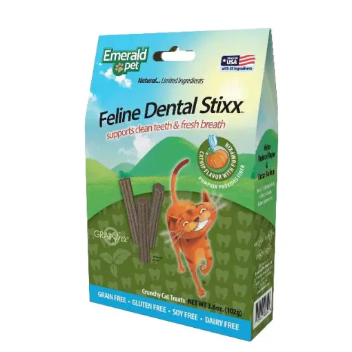 Emerald pet cat dental stixx 3. 6oz - catnip