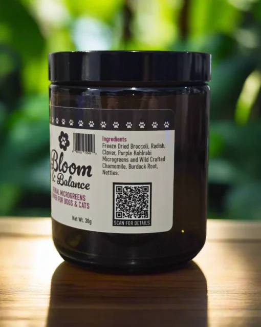 Bloom and Balance Herbal Microgreens Topper For Dogs and Cats - Image 2