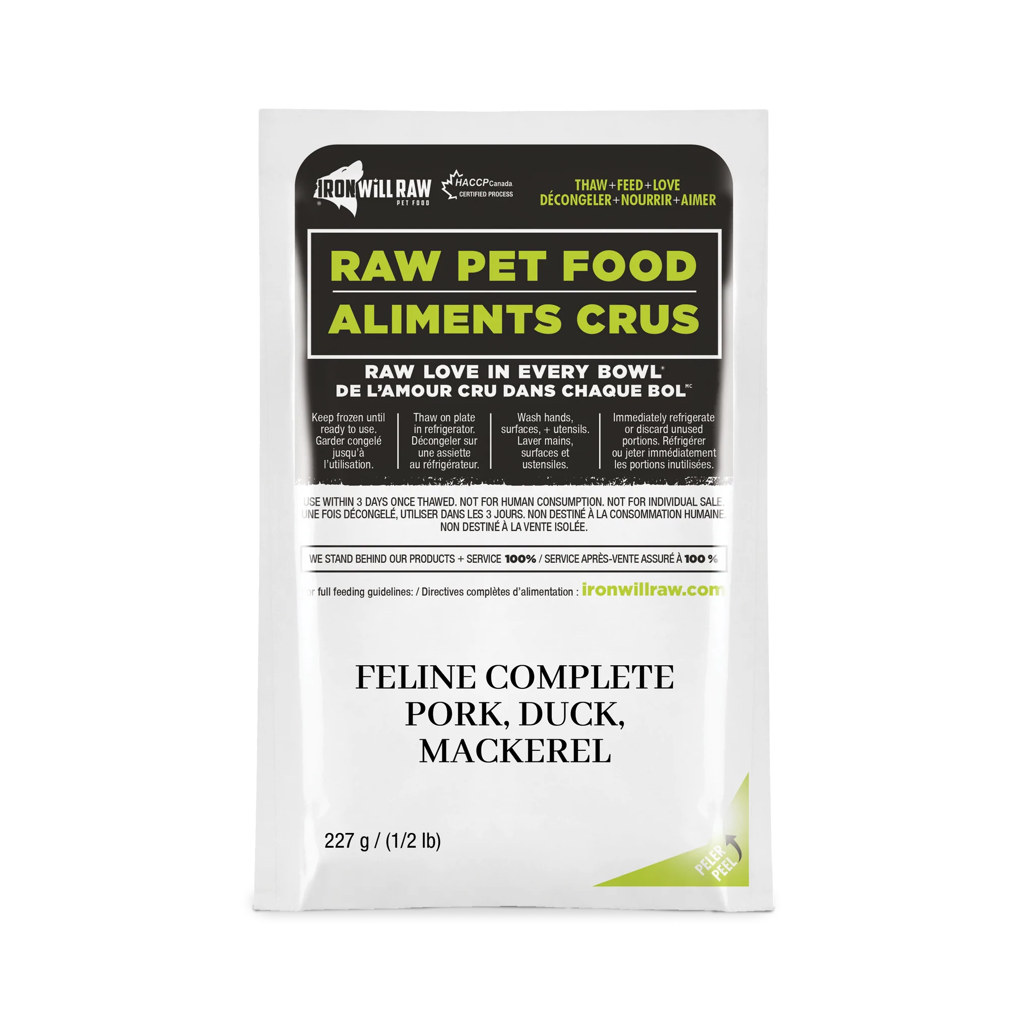 Feline Complete- Pork Duck Mackerel - Iron Will 2 Feline complete- pork duck mackerel - iron will - image 2