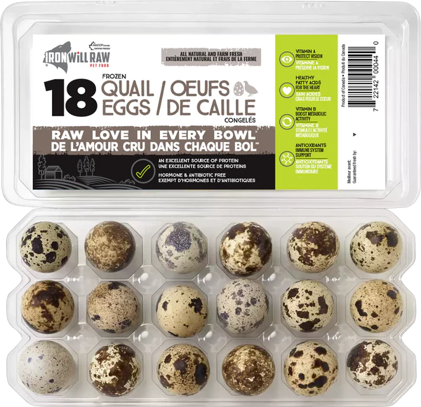 Quail Eggs - 18 Pack - Iron Will 1 Quail eggs - 18 pack - iron will