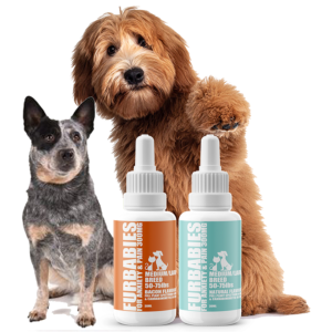 Furbabies Calming and Mobility Liquid Pet Supplement - Large Dogs (50-75 lbs)