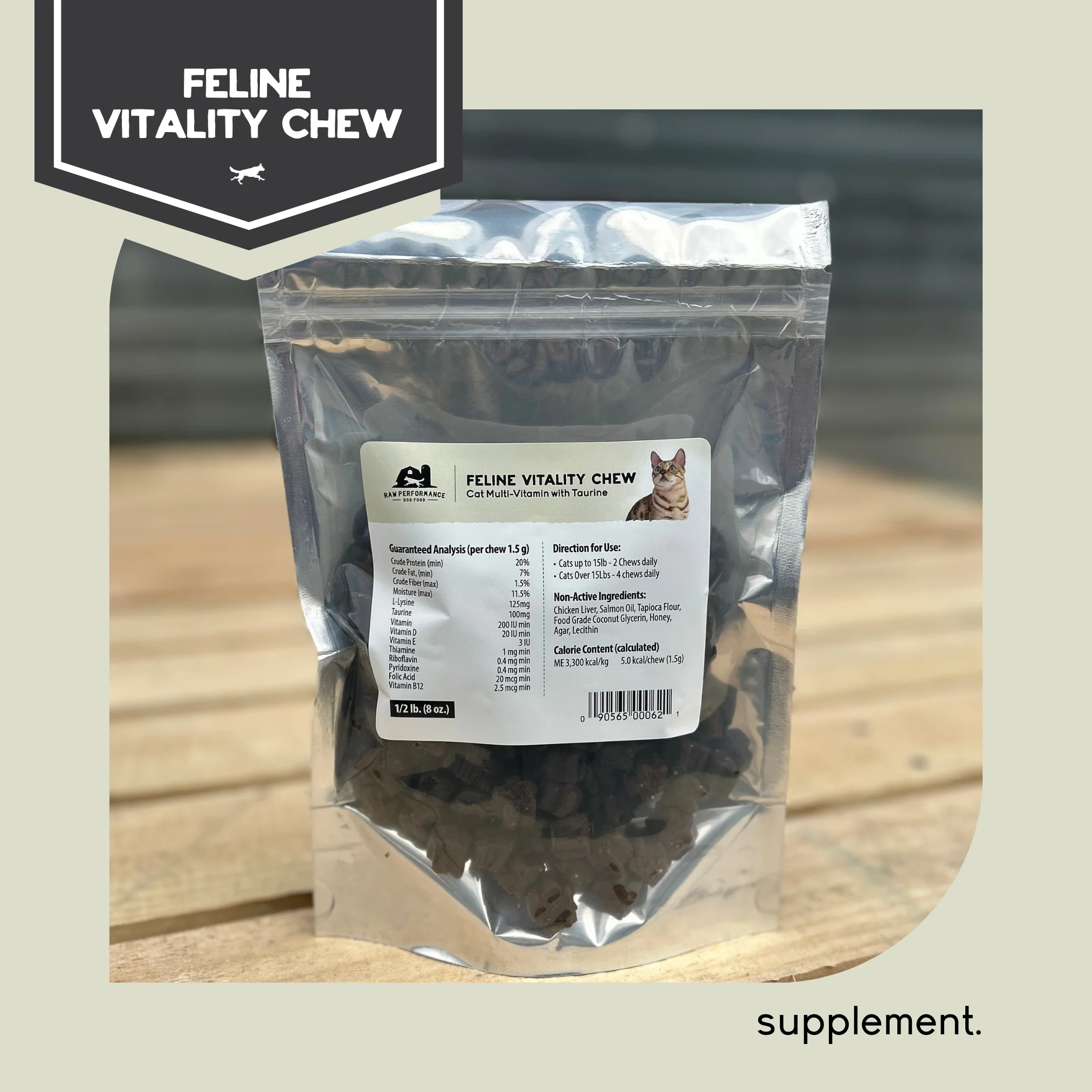 Feline Vitality Chew 1 Feline vitality chew